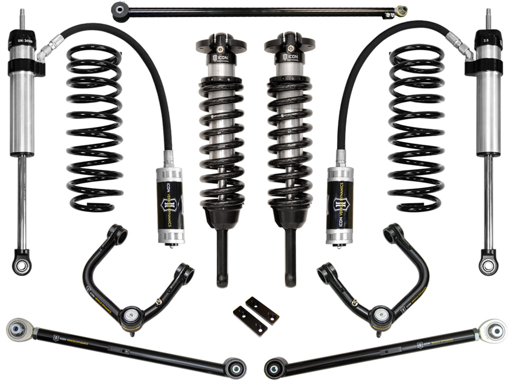 ICON Vehicle Dynamics K53184T - 10-UP GX460 0-3.5" STAGE 4 SUSPENSION SYSTEM W TUBULAR UCA 4