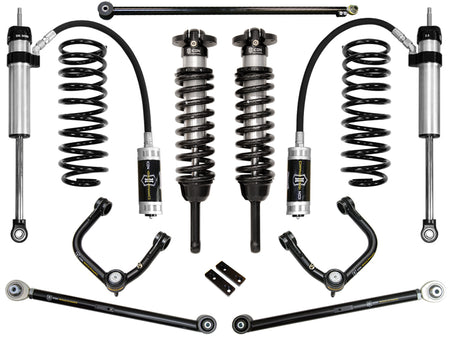 ICON Vehicle Dynamics K53184T - 10-UP GX460 0-3.5" STAGE 4 SUSPENSION SYSTEM W TUBULAR UCA 4