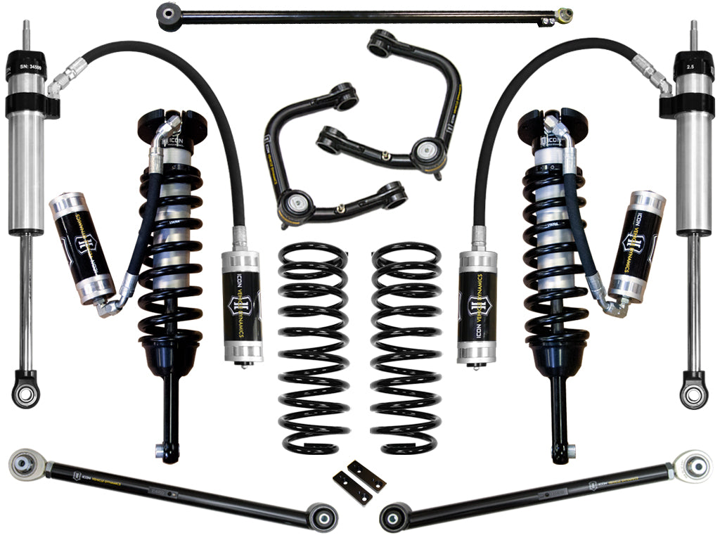 ICON Vehicle Dynamics K53185T - 10-UP GX460 0-3.5" STAGE 5 SUSPENSION SYSTEM W TUBULAR UCA 4