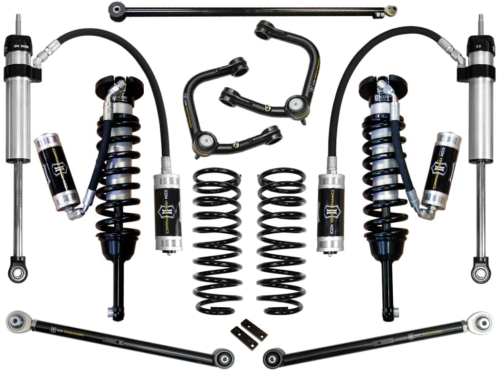 ICON NA ICON Vehicle Dynamics K53185T - 10-UP GX460 0-3.5" STAGE 5 SUSPENSION SYSTEM W TUBULAR UCA