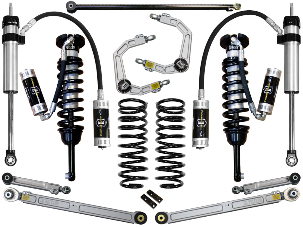 ICON Vehicle Dynamics K53186 - 10-UP GX460 0-3.5" STAGE 6 SUSPENSION SYSTEM W BILLET UCA 2