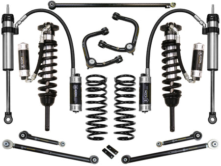 ICON Vehicle Dynamics K53187T - 10-UP GX460 0-3.5" STAGE 7 SUSPENSION SYSTEM W TUBULAR UCA 4