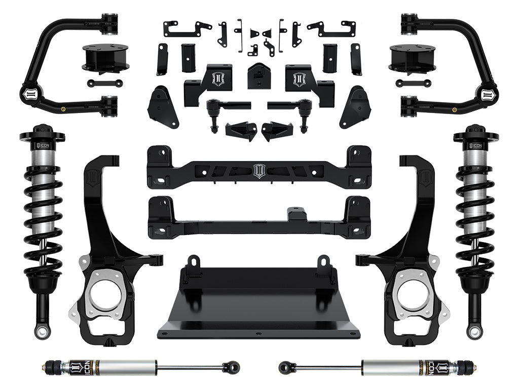 ICON Vehicle Dynamics K53272T - 22-24 TOYOTA TUNDRA 6" STAGE 2 SUSPENSION SYSTEM TUBULAR UCA 3