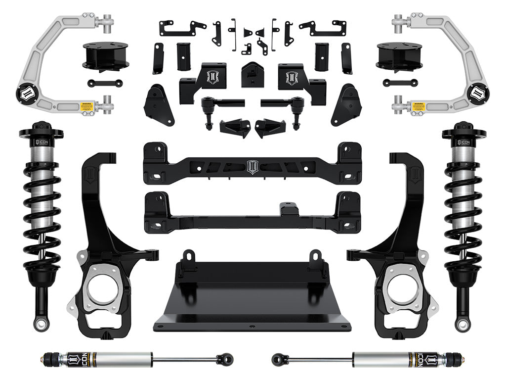 ICON Vehicle Dynamics K53272 - 22-24 TOYOTA TUNDRA 6" STAGE 2 SUSPENSION SYSTEM BILLET UCA 3