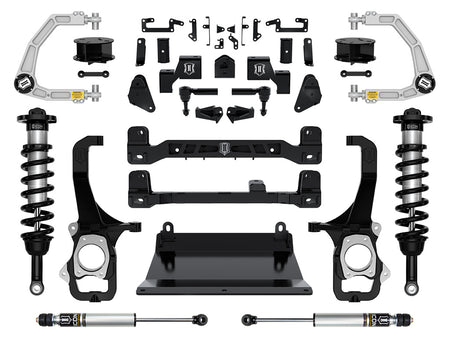 ICON Vehicle Dynamics K53272 - 22-24 TOYOTA TUNDRA 6" STAGE 2 SUSPENSION SYSTEM BILLET UCA 3