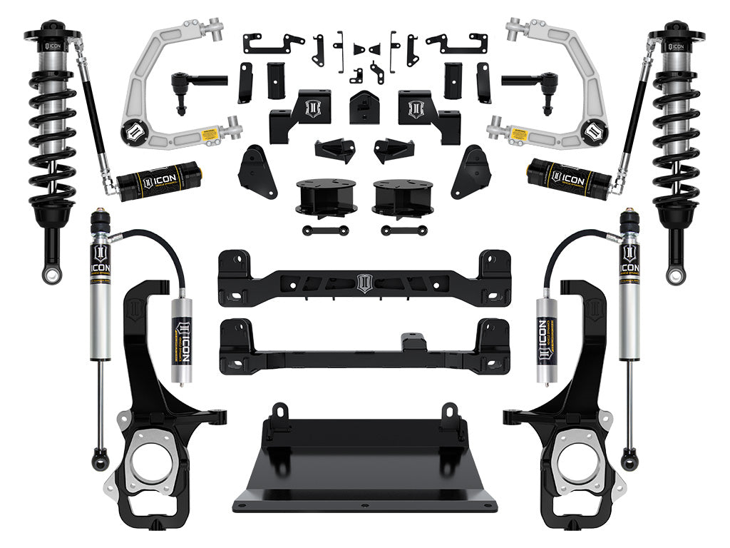 ICON Vehicle Dynamics K53273 - 22-24 TOYOTA TUNDRA 6" STAGE 3 SUSPENSION SYSTEM BILLET UCA 3