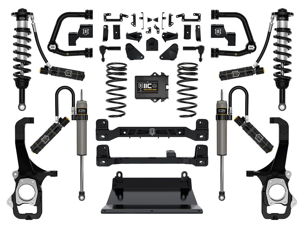 ICON Vehicle Dynamics K53278T - 22-24 TOYOTA TUNDRA 6" STAGE 8 SUSPENSION SYSTEM TUBULAR UCA 4