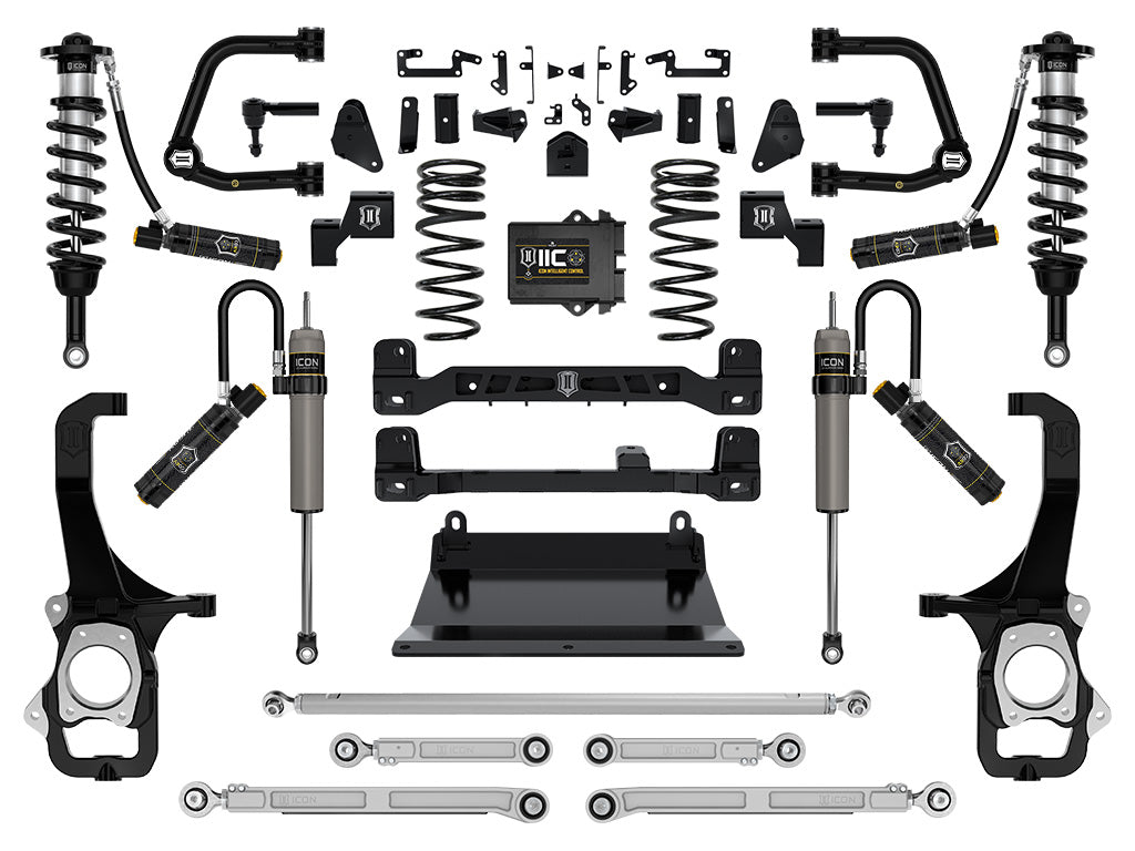 ICON Vehicle Dynamics K53279T - 22-24 TOYOTA TUNDRA 6" STAGE 9 SUSPENSION SYSTEM TUBULAR UCA 5