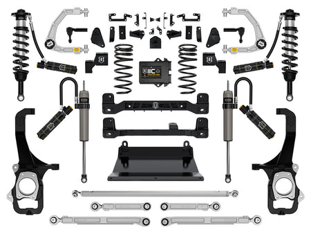 ICON Vehicle Dynamics K53279 - 22-24 TOYOTA TUNDRA 6" STAGE 9 SUSPENSION SYSTEM BILLET UCA 1