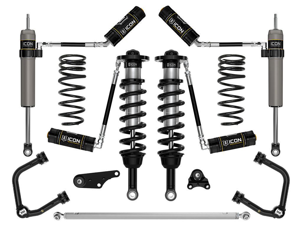 ICON 2025 Toyota 4Runner 4WD 1.25-3" Lift Stage 6 Suspension System Tubular