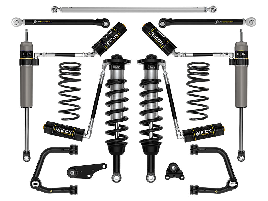 ICON 2025 Toyota 4Runner 4WD 1.25-3" Lift Stage 7 Suspension System Tubular