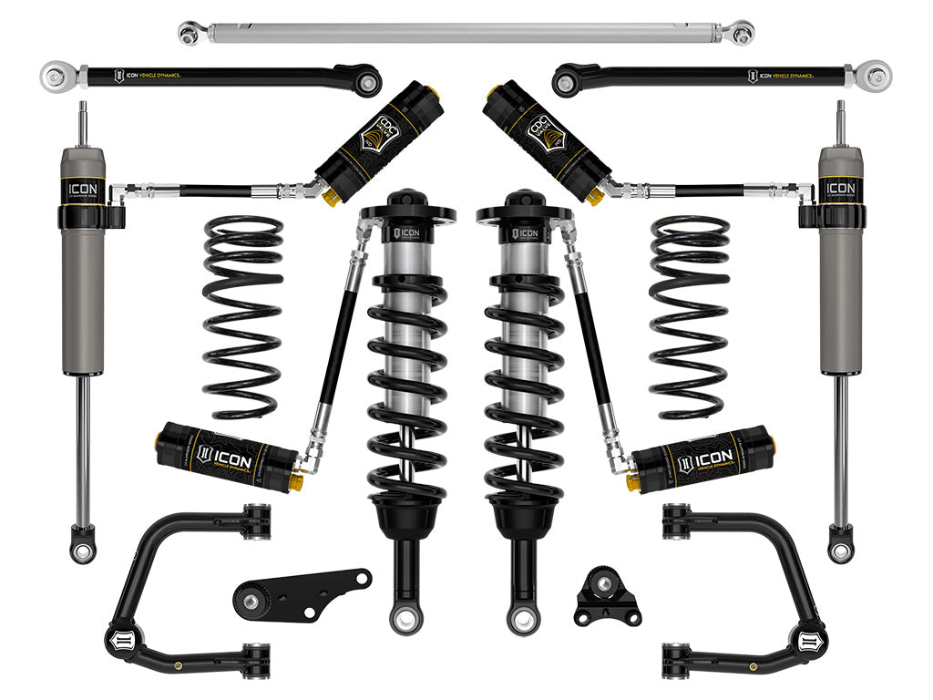 ICON 2025 Toyota 4Runner 4WD 1.25-3" Lift Stage 8 Suspension System Tubular