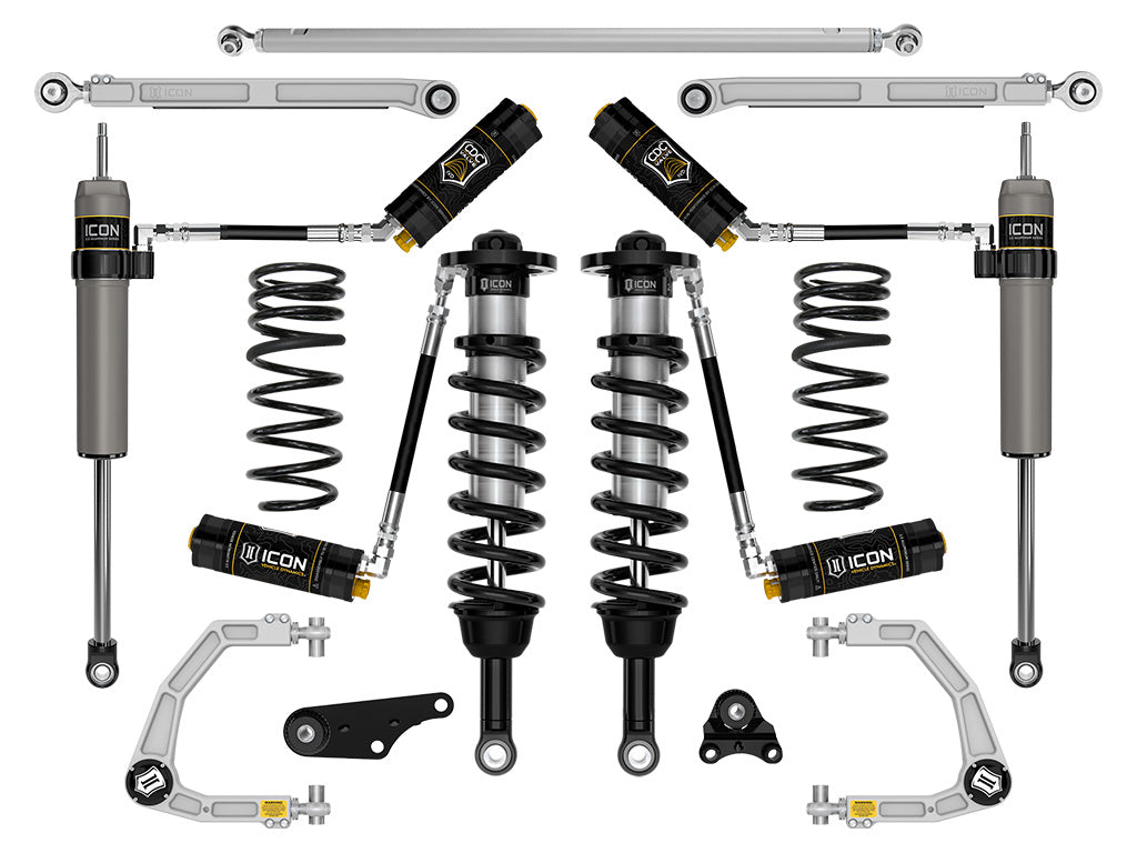 ICON 2025 Toyota 4Runner 4WD 1.25-3" Lift Stage 8 Suspension System Billet