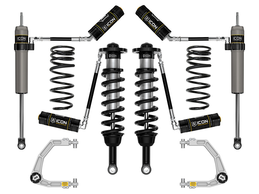 ICON 2025 Toyota 4Runner 2WD 1.25-3" Lift Stage 5 Suspension System Tubular