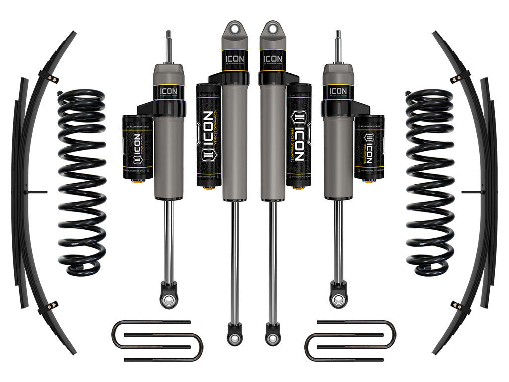 ICON Vehicle Dynamics K62512L - 17-19 FORD F250/F350 2.5" STAGE 2 SUSPENSION SYSTEM W EXPANSION PACK 2