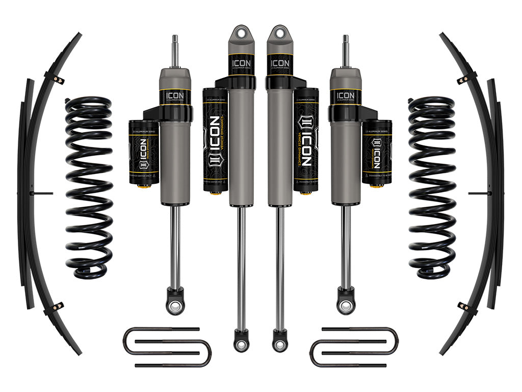 ICON Vehicle Dynamics K62522L - 20-22 FORD F250/F350 2.5" STAGE 2 SUSPENSION SYSTEM W EXPANSION PACK 2