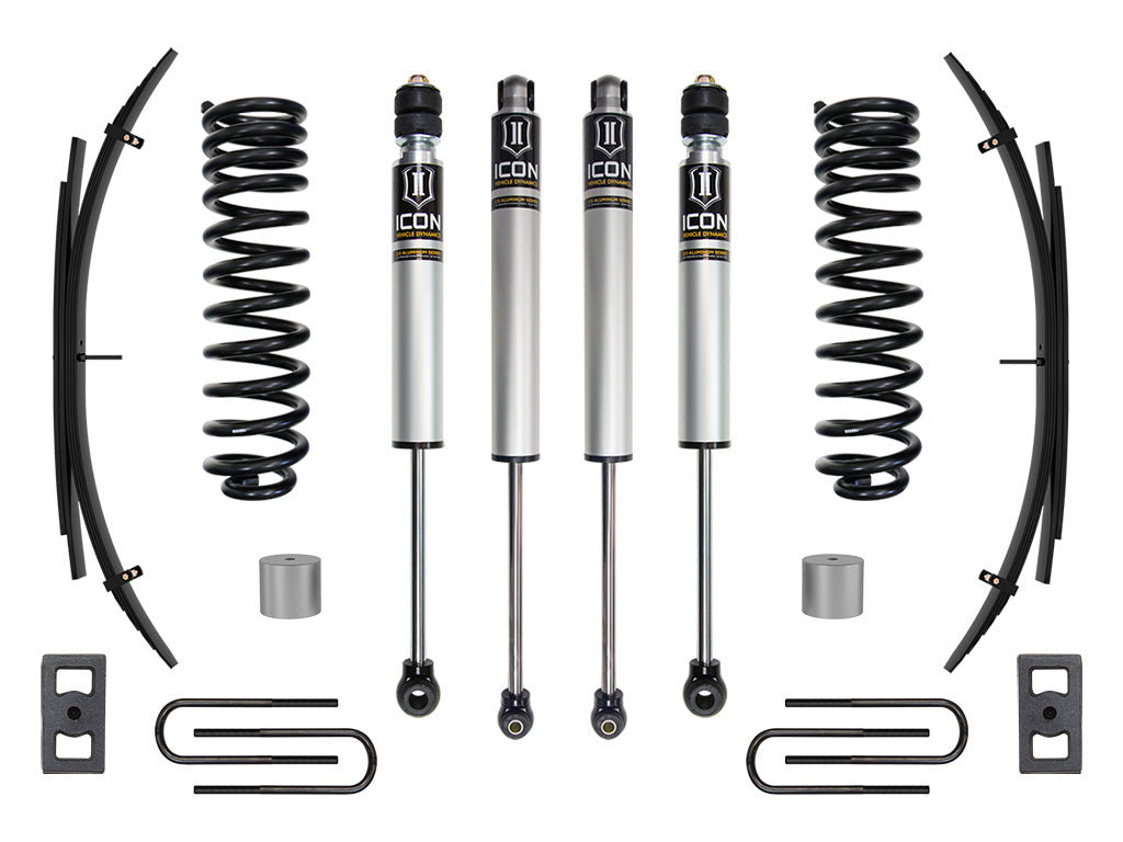 ICON Vehicle Dynamics K62591L - 23 FORD F250/F350 GAS 2.5" STAGE 1 SUSPENSION SYSTEM W EXPANSION PACK 2