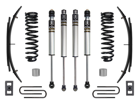 ICON Vehicle Dynamics K62591L - 23 FORD F250/F350 GAS 2.5" STAGE 1 SUSPENSION SYSTEM W EXPANSION PACK 2