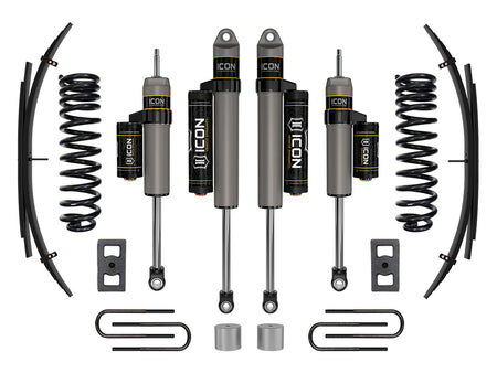 ICON Vehicle Dynamics K62592L - 23 FORD F250/F350 GAS 2.5" STAGE 2 SUSPENSION SYSTEM W/ EXPANSION PACK 2