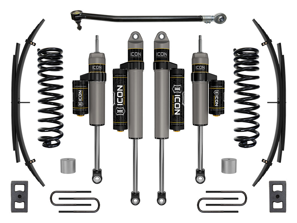 ICON Vehicle Dynamics K62593L - 23 FORD F250/F350 GAS 2.5" STAGE 3 SUSPENSION SYSTEM W/ EXPANSION PACK 2