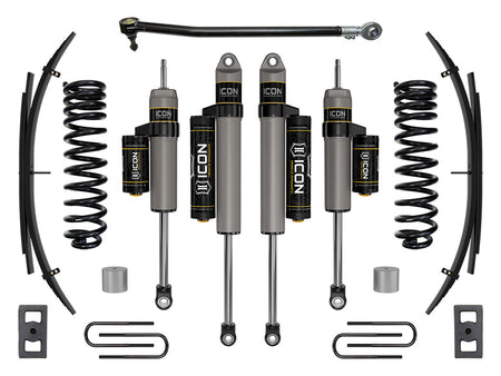ICON Vehicle Dynamics K62593L - 23 FORD F250/F350 GAS 2.5" STAGE 3 SUSPENSION SYSTEM W/ EXPANSION PACK 2