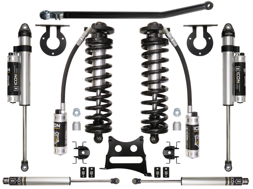 ICON Vehicle Dynamics K63104 - 05-16 FORD F-250/F-350 2.5-3" STAGE 4 COILOVER CONVERSION SYSTEM 3