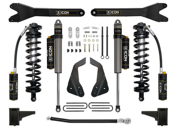ICON Vehicle Dynamics K63114R - 05-07 FORD F250/F350 4-5.5" STAGE 4 COILOVER CONVERSION SYSTEM W RADIUS ARM 3
