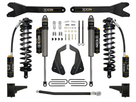 ICON Vehicle Dynamics K63114R - 05-07 FORD F250/F350 4-5.5" STAGE 4 COILOVER CONVERSION SYSTEM W RADIUS ARM 3