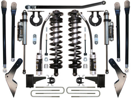 ICON Vehicle Dynamics K63114 - 05-07 FORD F-250/F-350 4-5.5" STAGE 4 COILOVER CONVERSION SYSTEM 2