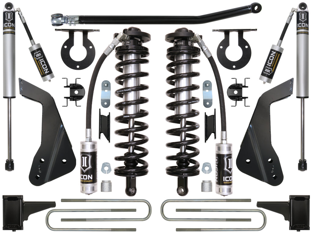 ICON Vehicle Dynamics K63121 - 08-10 FORD F-250/F-350 4-5.5" STAGE 1 COILOVER CONVERSION SYSTEM 2