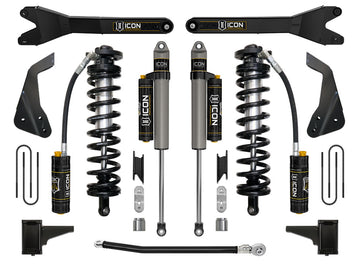 ICON Vehicle Dynamics K63124R - 08-10 FORD F250/F350 4-5.5" STAGE 4 COILOVER CONVERSION SYSTEM W RADIUS ARM 2