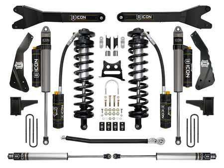 ICON Vehicle Dynamics K63135R - 11-16 FORD F250/F350 4-5.5" STAGE 5 COILOVER CONVERSION SYSTEM W RADIUS ARM 3