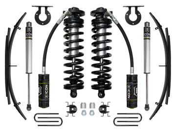 ICON Vehicle Dynamics K63141L - 17-23 FORD F250/F350 2.5-3" STAGE 1 COILOVER CONVERSION SYSTEM W EXPANSION PACK 3