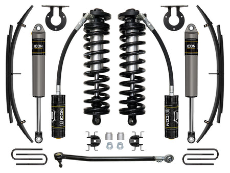 ICON Vehicle Dynamics K63142L - 17-23 FORD F250/F350 2.5-3" STAGE 2 COILOVER CONVERSION SYSTEM W EXPANSION PACK 3