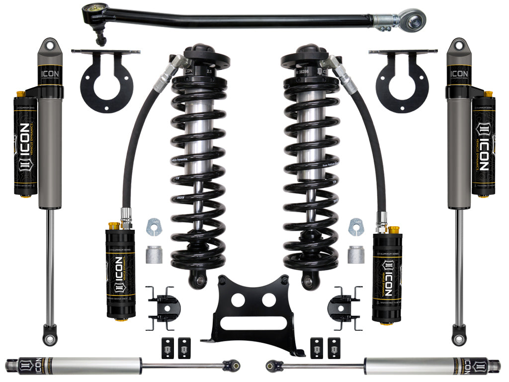 ICON Vehicle Dynamics K63144 - 17-22 FORD F-250/F-350 2.5-3" STAGE 4 COILOVER CONVERSION SYSTEM 2