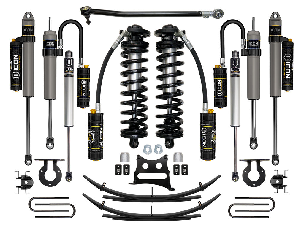 ICON Vehicle Dynamics K63145L - 17-22 FORD F250/F350 2.5-3" STAGE 5 COILOVER CONVERSION SYSTEM W EXPANSION PACK 3