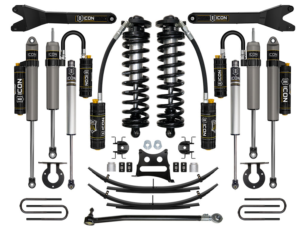 ICON Vehicle Dynamics K63146L - 17-22 FORD F250/F350 2.5-3" STAGE 6 COILOVER CONVERSION SYSTEM W EXPANSION PACK 3
