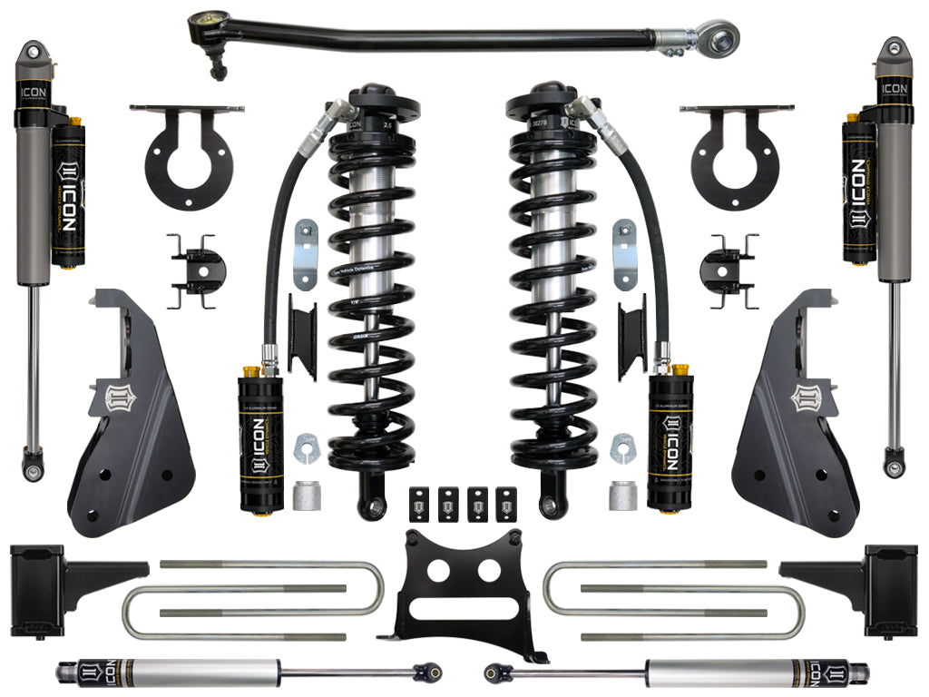 ICON Vehicle Dynamics K63154 - 17-22 FORD F-250/F-350 4-5.5" STAGE 4 COILOVER CONVERSION SYSTEM 2