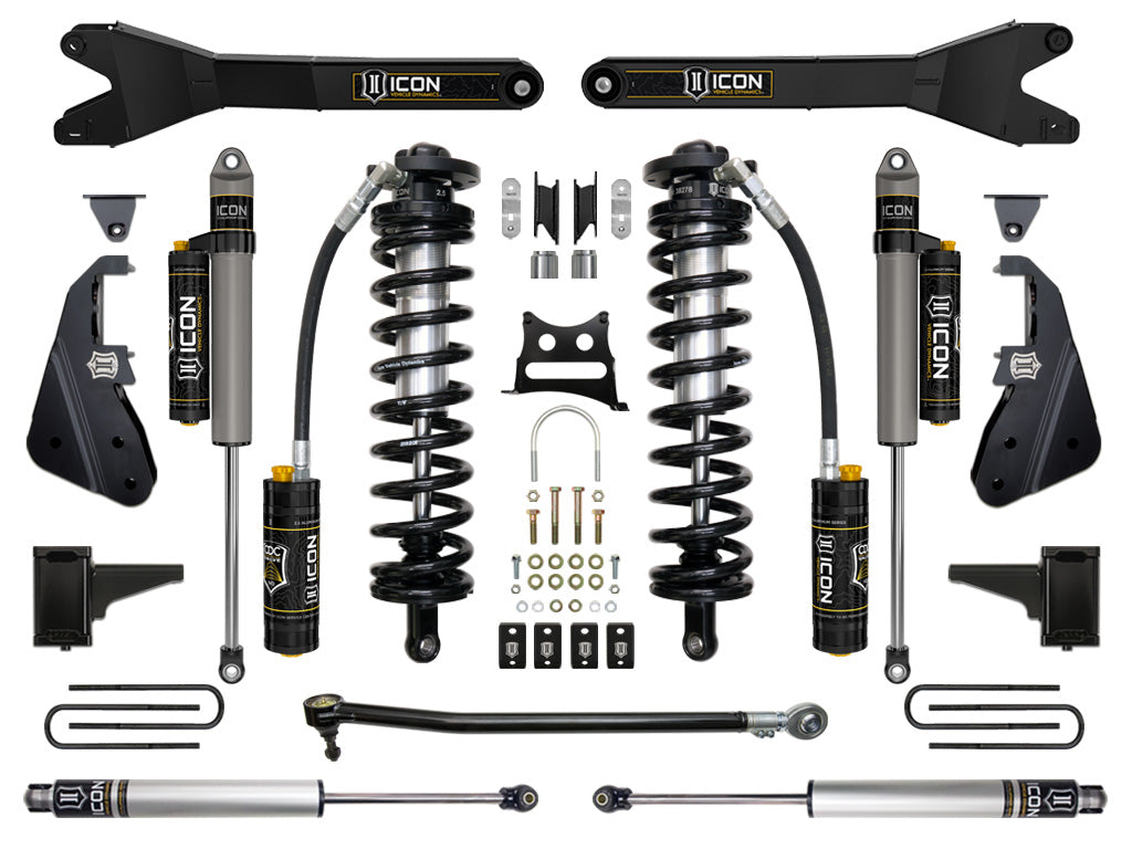 ICON Vehicle Dynamics K63155R - 17-22 FORD F250/F350 4-5.5" STAGE 5 COILOVER CONVERSION SYSTEM W RADIUS ARM 2