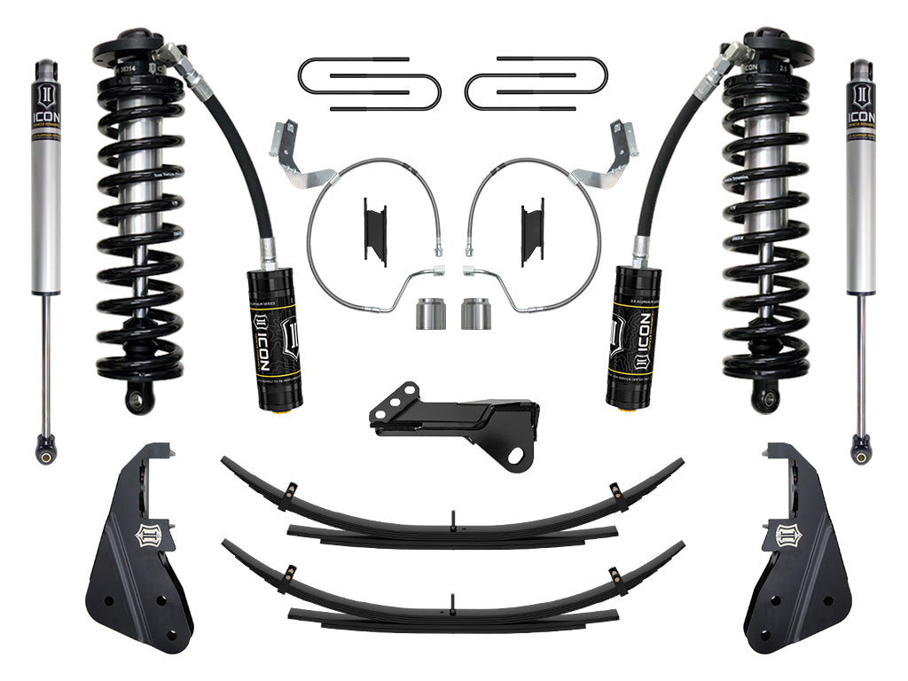 ICON Vehicle Dynamics K63171L - 23-25 FORD F250/F350 4-5.5" STAGE 1 COILOVER CONVERSION SYS W/ EXPANSION PACKS 6