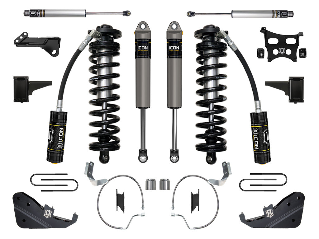 ICON Vehicle Dynamics K63173 - 23-25 FORD F250/F350 4-5.5" STAGE 3 COILOVER CONVERSION SYSTEM