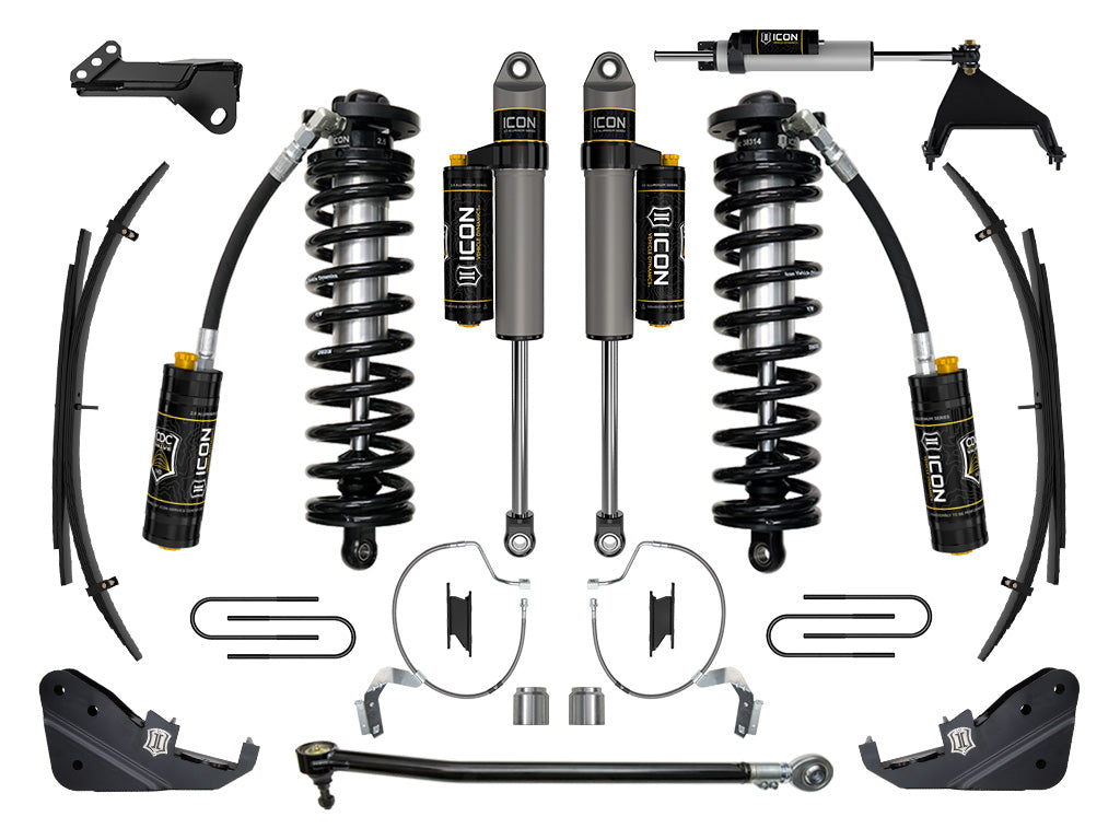 ICON Vehicle Dynamics K63175L - 23-25 FORD F250/F350 4-5.5" STAGE 5 COILOVER CONVERSION SYS W/ EXPANSION PACKS 6