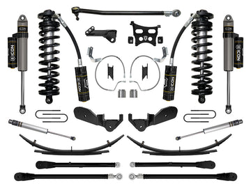 ICON Vehicle Dynamics K63176L - 23-25 FORD F250/F350 4-5.5" STAGE 6 COILOVER CONVERSION SYS W/ EXPANSION PACKS 4