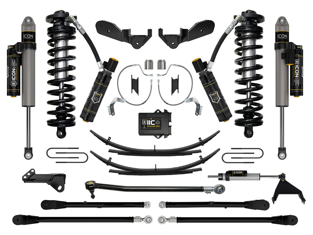 ICON Vehicle Dynamics K63178L - 23-25 FORD F250/F350 4-5.5" STAGE 8 COILOVER CONVERSION SYS W/ EXPANSION PACKS 2