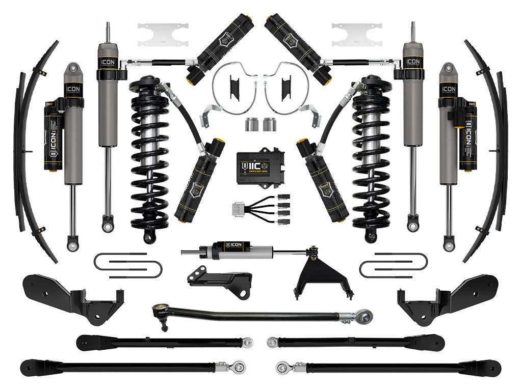 ICON Vehicle Dynamics K63179L - 23-25 FORD F250/F350 4-5.5" STAGE 9 COILOVER CONVERSION SYS W/ EXPANSION PACKS 3