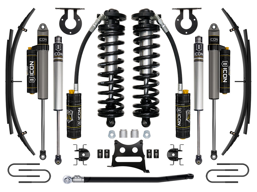 ICON Vehicle Dynamics K63184 - 08-10 FORD F250/F350 2.5-3" STAGE 4 COILOVER CONVERSION SYSTEM W EXPANSION PACK 2