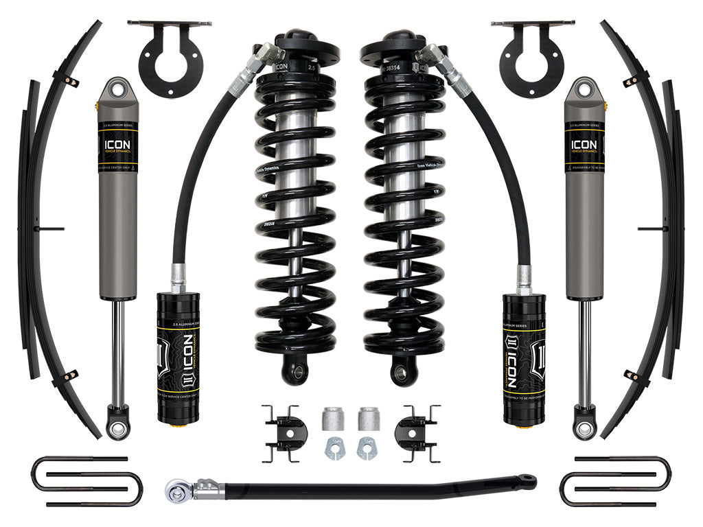 ICON Vehicle Dynamics K63192 - 11-16 FORD F250/F350 2.5-3" STAGE 2 COILOVER CONVERSION SYSTEM W EXPANSION PACK 2