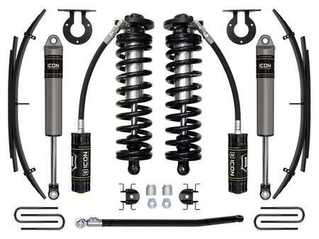 ICON Vehicle Dynamics K63192 - 11-16 FORD F250/F350 2.5-3" STAGE 2 COILOVER CONVERSION SYSTEM W EXPANSION PACK 2