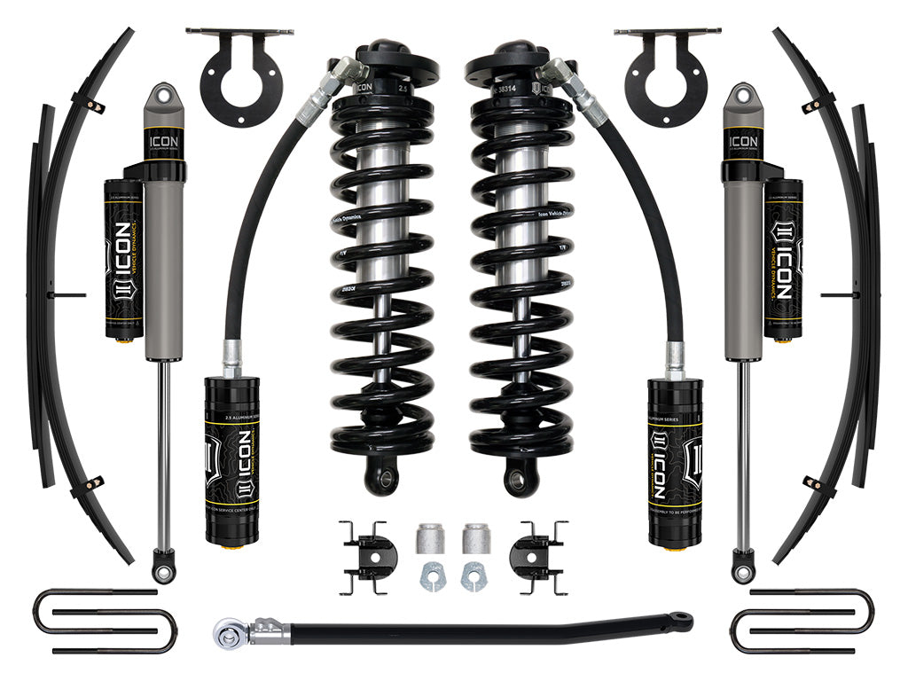 ICON Vehicle Dynamics K63193 - 11-16 FORD F250/F350 2.5-3" STAGE 3 COILOVER CONVERSION SYSTEM W EXPANSION PACK 2