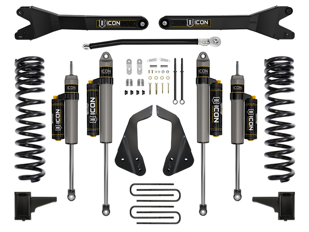 ICON Vehicle Dynamics K64503R - 05-07 FORD F250/F350 4.5" STAGE 4 SUSPENSION SYSTEM W RADIUS ARM 3
